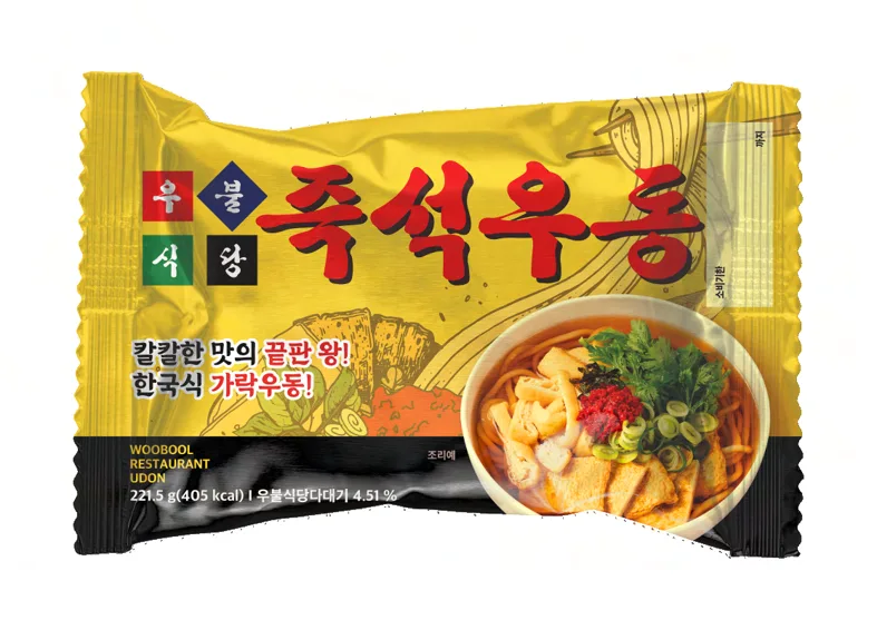 Korean instant udon noodle texture